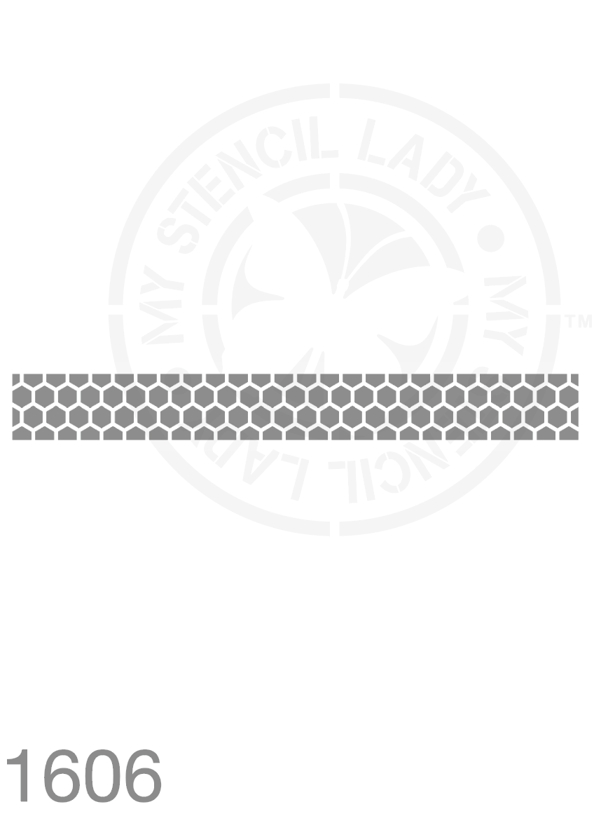 Long Thin Border Stencil 1606 Repeatable Continuous Reusable Borders Stencils and Templates