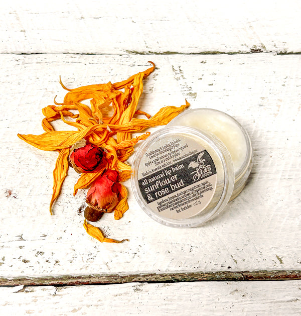 Sunflower & Rose Bud Lip Balm