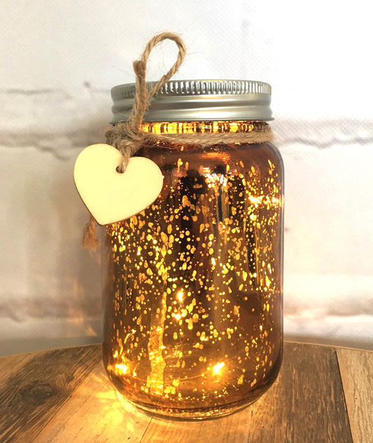 Sparkle Jar - Rose Gold Mercury