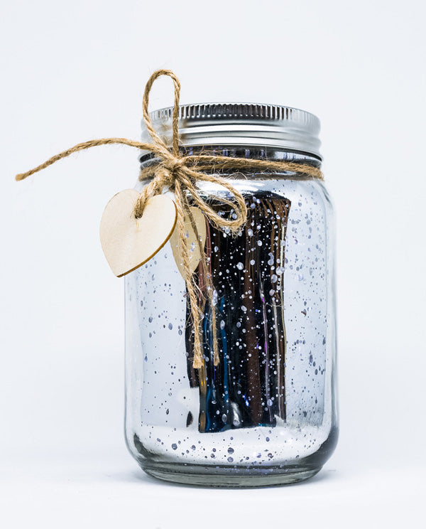 Sparkle Jar - Silver Mercury