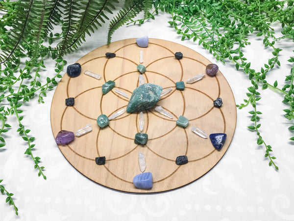 Calm and Serenity, Alleiviating Stress B - Crystal Energy Grid Pack