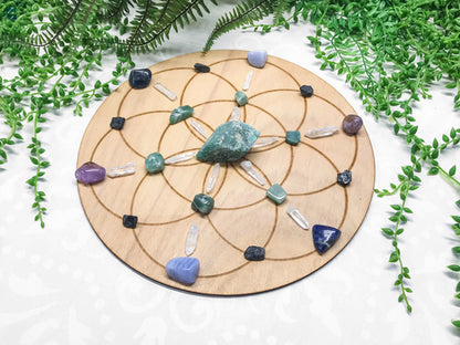 Calm and Serenity, Alleiviating Stress B - Crystal Energy Grid Pack