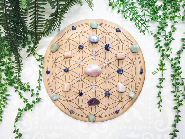 Emotional Strength & Healing A - Crystal Energy Grid Pack