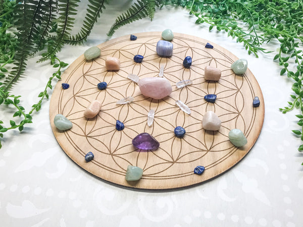 Emotional Strength & Healing A - Crystal Energy Grid Pack