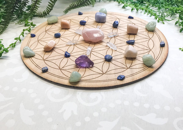 Emotional Strength & Healing A - Crystal Energy Grid Pack