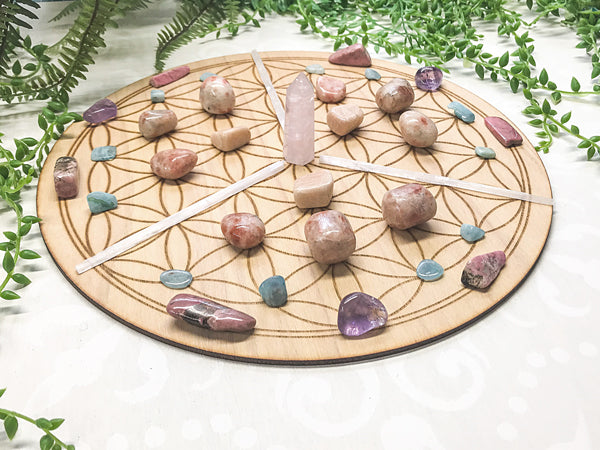 Harmony and Tranquility B - Crystal Energy Grid Pack