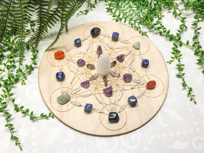 Meditation Enhancer B - Crystal Energy Grid Pack