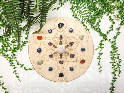 Meditation Enhancer B - Crystal Energy Grid Pack