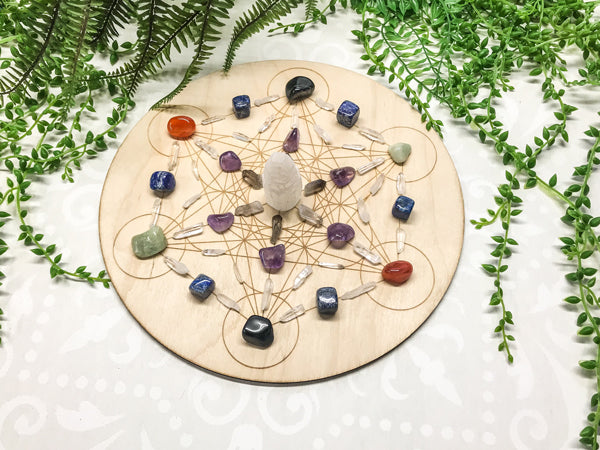 Meditation Enhancer B - Crystal Energy Grid Pack