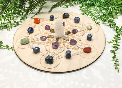 Meditation Enhancer B - Crystal Energy Grid Pack