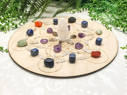 Meditation Enhancer B - Crystal Energy Grid Pack