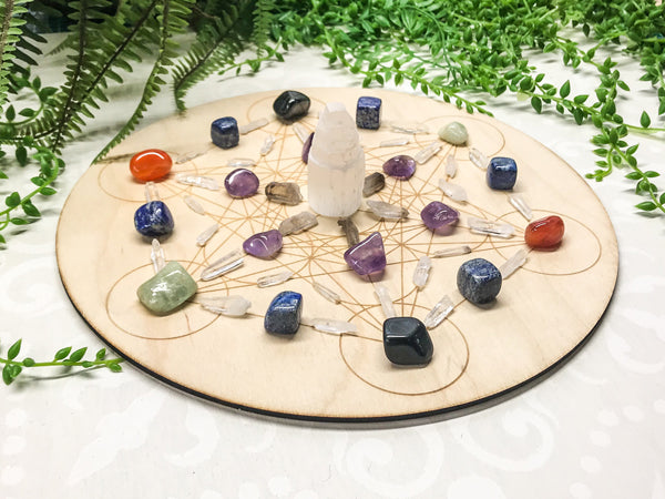 Meditation Enhancer B - Crystal Energy Grid Pack