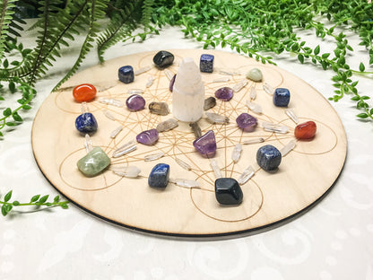 Meditation Enhancer B - Crystal Energy Grid Pack