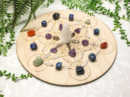 Meditation Enhancer B - Crystal Energy Grid Pack