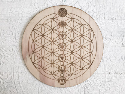 Crystal Energy Grid - Chakra Balance - Flower of Life