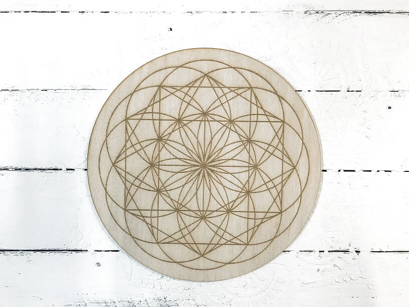 Crystal Energy Grid - Life Mandala