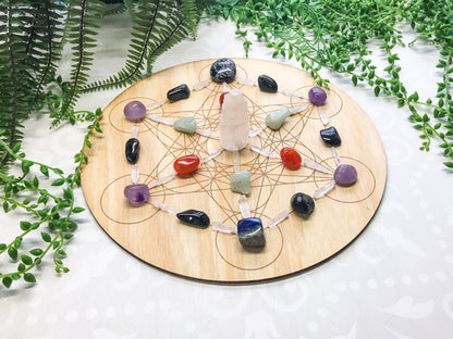 Meditation Enhancer A - Crystal Energy Grid Pack