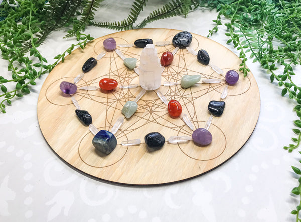 Meditation Enhancer A - Crystal Energy Grid Pack