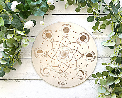 Crystal Energy Grid - Moon Phases