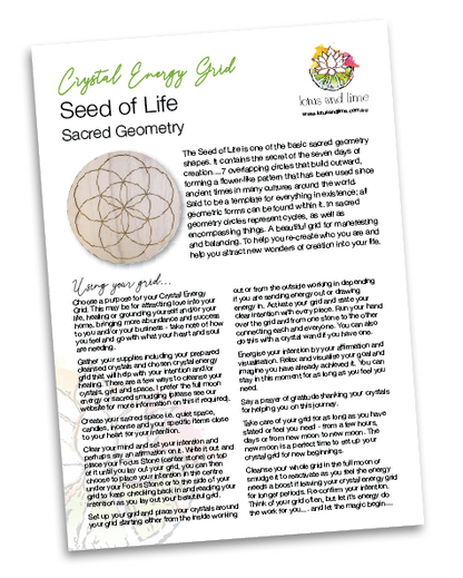 Crystal Energy Grid - Seed of Life