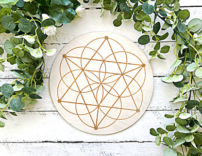 Crystal Energy Grid - Merkaba Seed Of Life