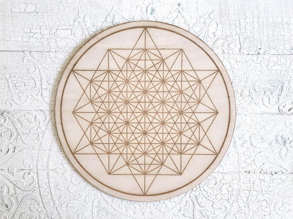 Crystal Energy Grid - Tetrahedron