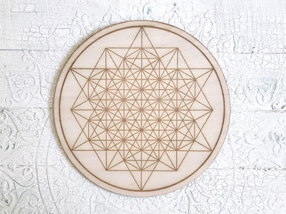 Crystal Energy Grid - Tetrahedron